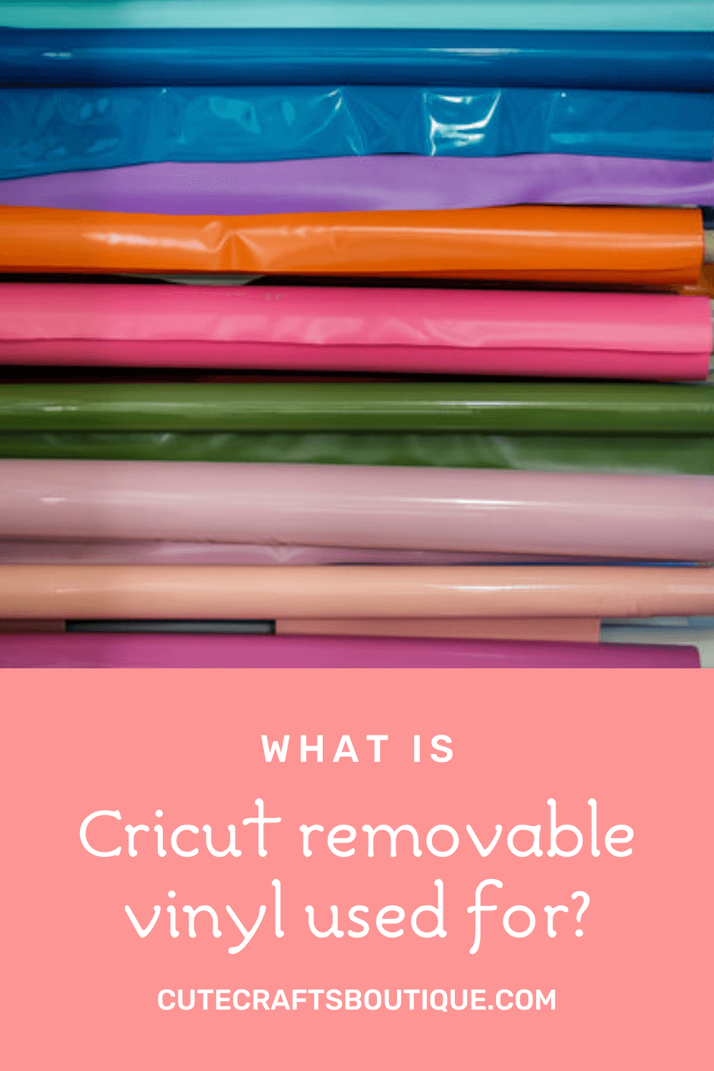 What is Cricut Premium Removable vinyl used for? Cute Crafts Boutique